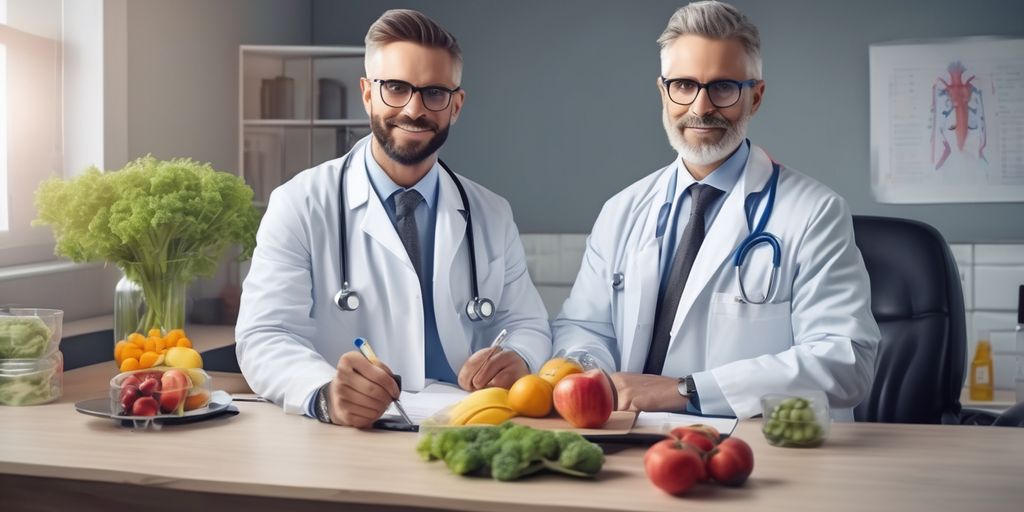 nutritionist doctor in a medical office